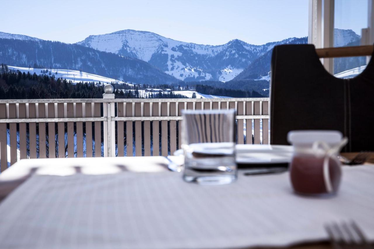 Haus "Bergblick" Ferienwohnung Hochgrat Oberstaufen Mit 2 Schlafzimmer Exterior foto